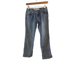 Ann Taylor Loft Curvy Boot Jeans‎ Size 00P Pre-owned Medium Blue